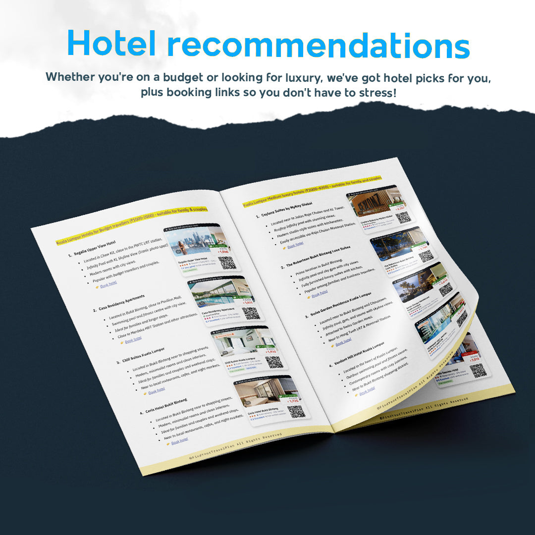 Malaysia 3 days itinerary covering all places in Kuala Lumpur