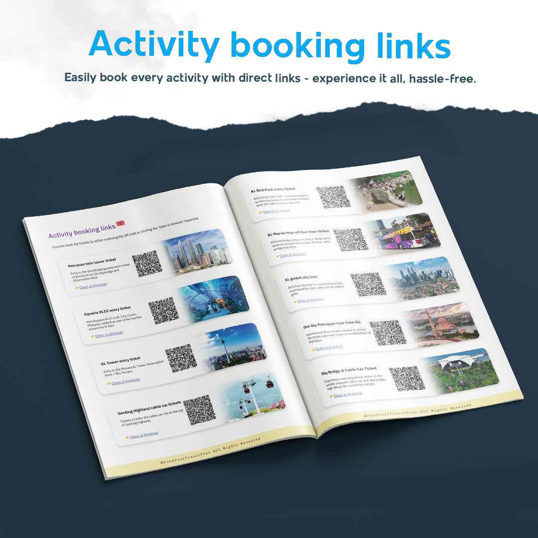 Malaysia 7 days itinerary covering Kuala Lumpur + Langkawi Island + Penang