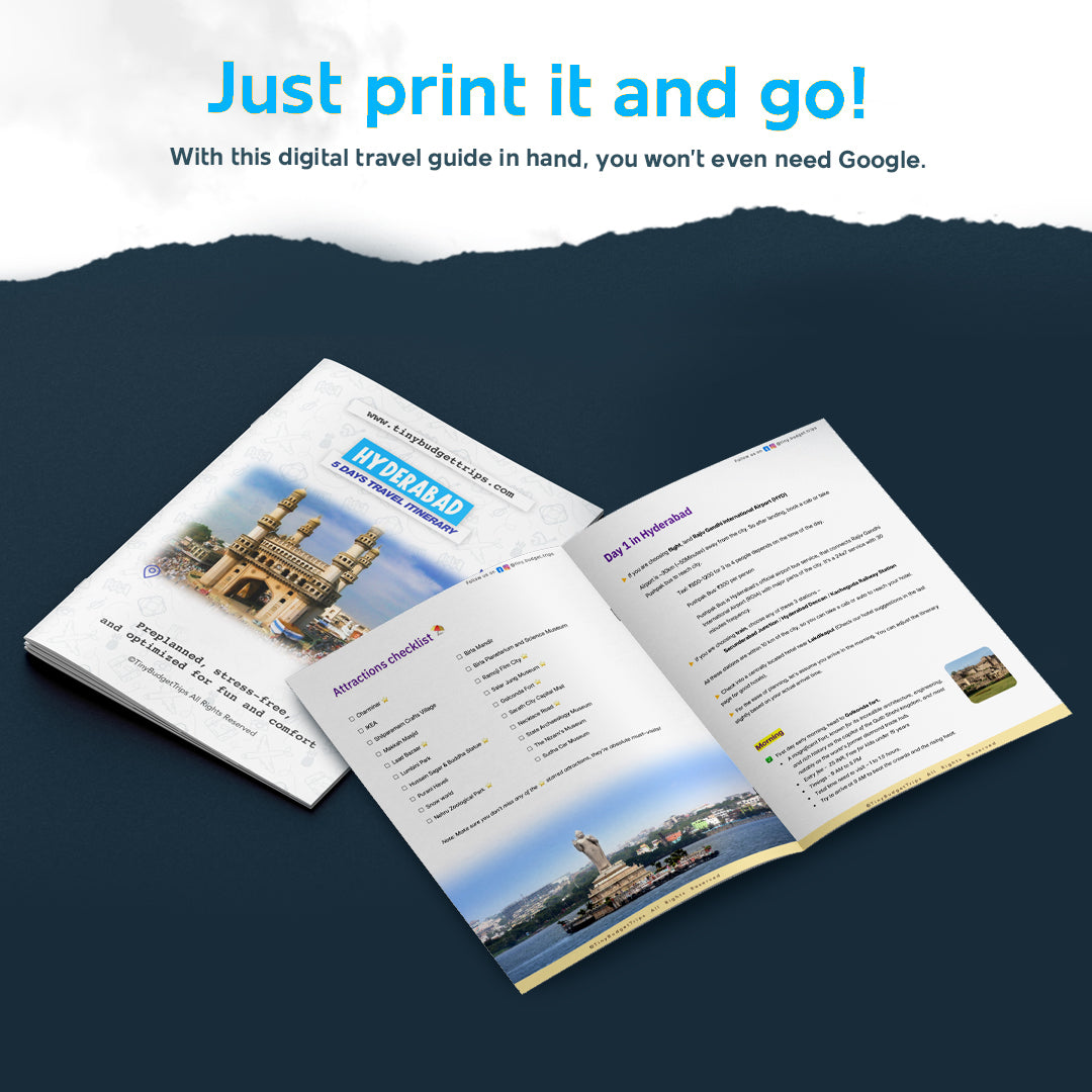 Hyderabad 5 days smart itinerary