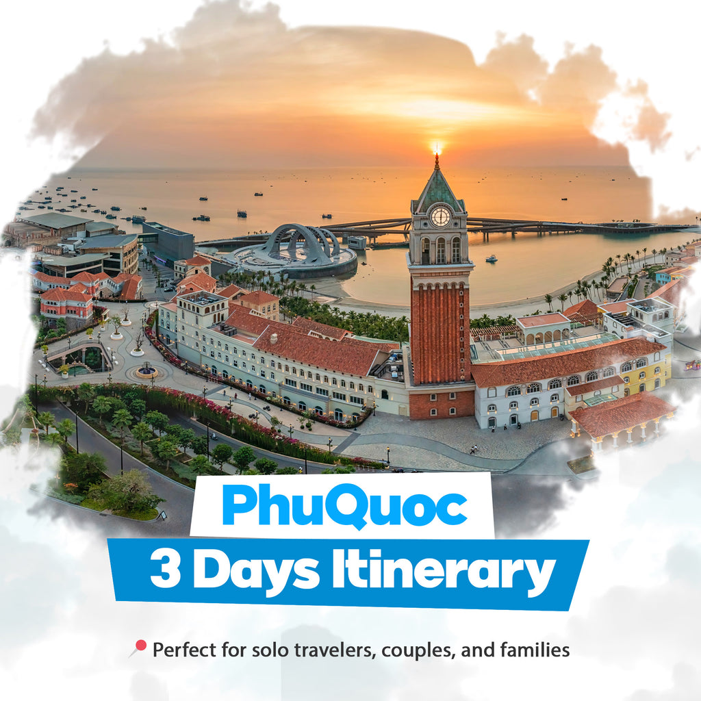 PhuQuoc 3 days itinerary covering all attractions in PhuQuoc Island