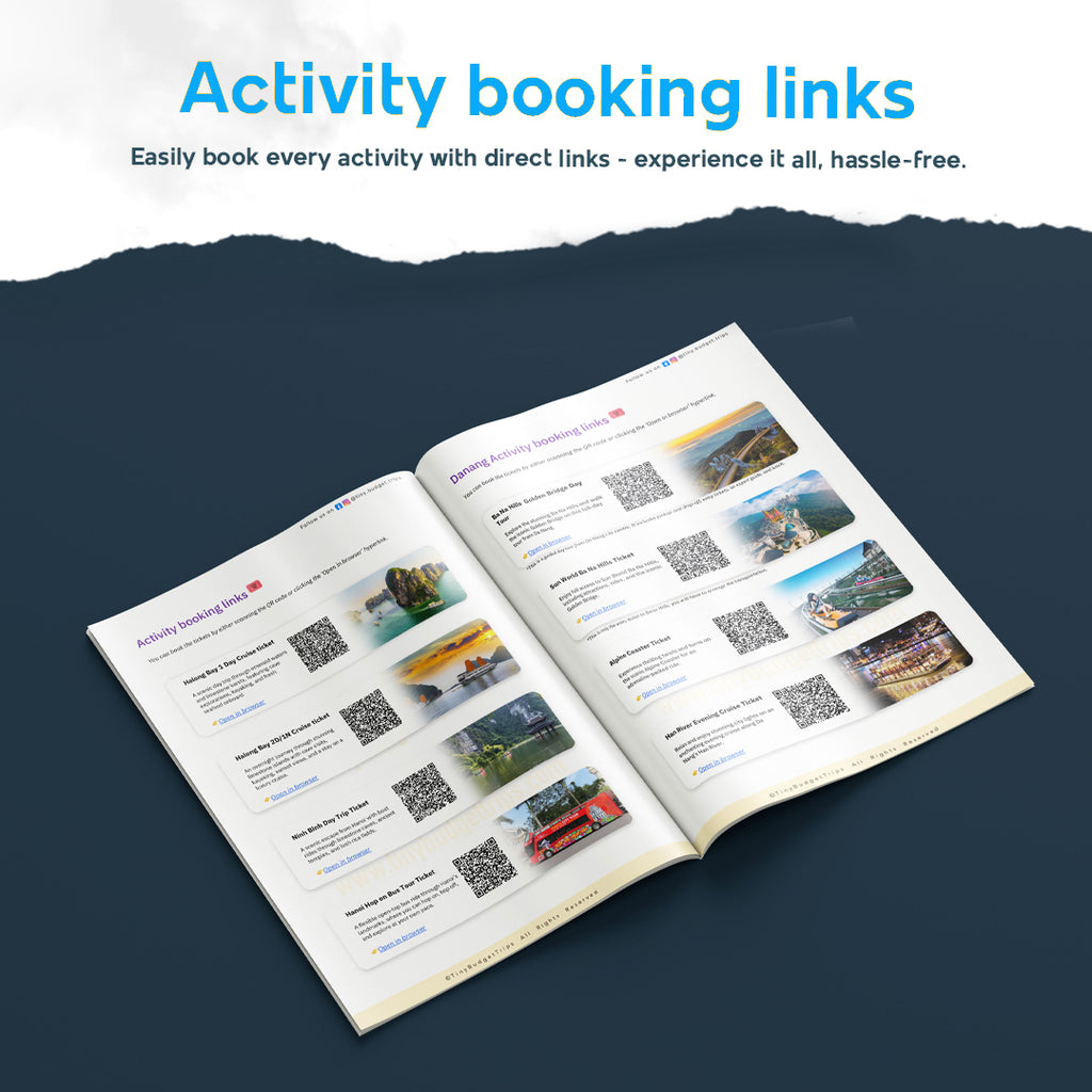 Vietnam 6 days itinerary covering Hanoi, Danang and Hoian